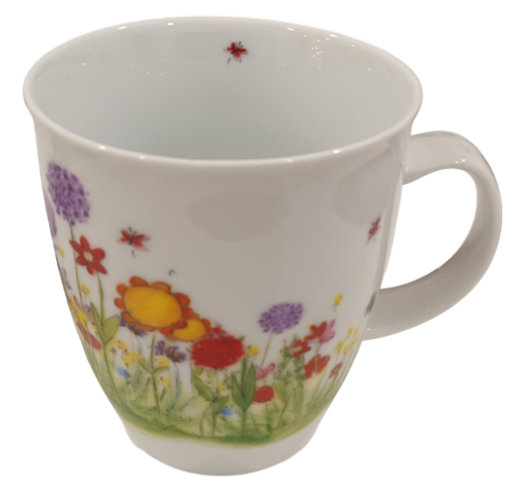 Blumenwiese mit Mädchen Blumenwiese mit Mädchen