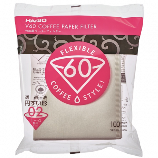 Hario Papierfilter für V60 02 Keramik (weiß)