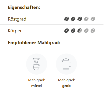 Kaffee "Tanzania Kilimandscharo"