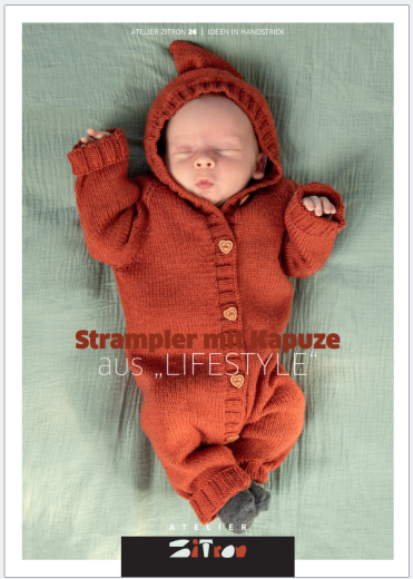 Anleitung Strampler mit Kapuze