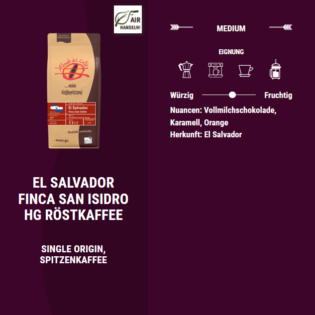 El Salvador Finca San Isidro HG