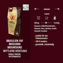 Brasilien FAF Mogiana Mountains mittlere Röstung
