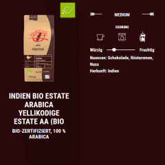 Indien Estate Arabica AA BIO