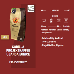 Uganda Gorilla Projektkaffee EUNICE